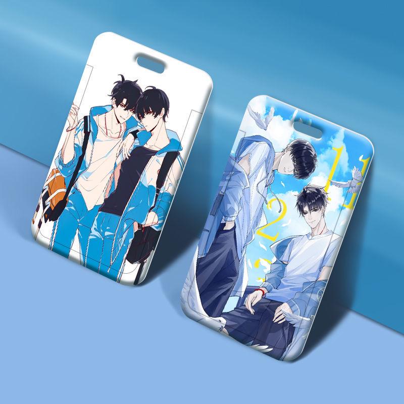 Cartoon Sliding Cover ID & Badge Holder for Students