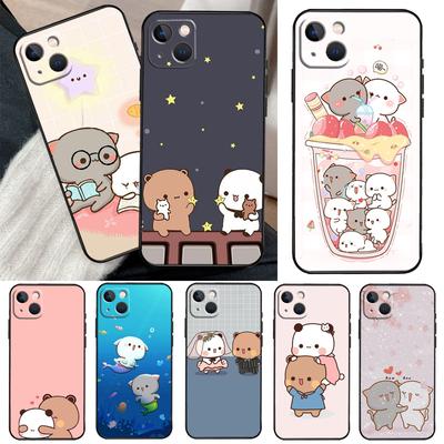 Husa piersici si pisici Goma pentru iPhone 13 14 Pro Max 11 12 Mini 6S 7 8 Plus SE 2020 2022 X XR XS MAX Husa Coque