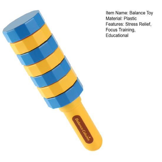 1/2Pcs Kids Handheld Balancer Toy Stress Relief Focus Training Magnetic Balance Column Children Adults Interactive Educational Balance Challenge Toy