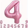 40inch Pink Foil Birthday Balloons Helium Number Ballon Figures Wedding Decor Birthday Party Decorations Baby Shower Globos 5
