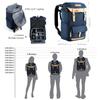 K&F CONCEPT Multi-Functional Camera Backpack Waterproof Camera Bag Large Capacity Camera Case with