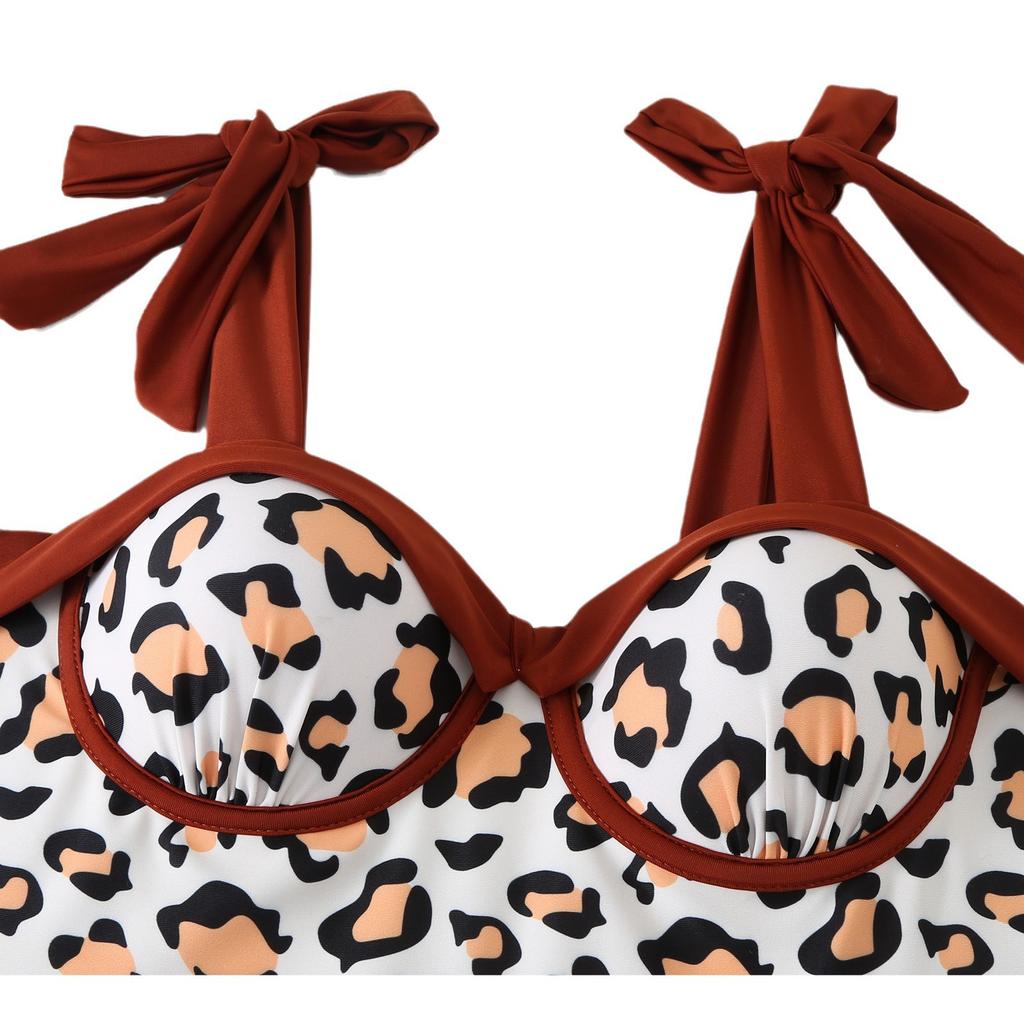 Nuevo Traje de Baño de una Pieza para Mujer Ajustado Conservador Delgado Retro Bolso Duro Falda de Gasa Conjunto de Traje de Baño
