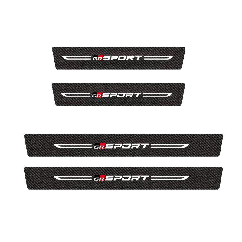 Car Door Sill Pedal Rear Bumper Protector Stickers Anti-scratch for Toyota Corolla Hilux C-HR Yaris 86 Supra Auto Accessories
