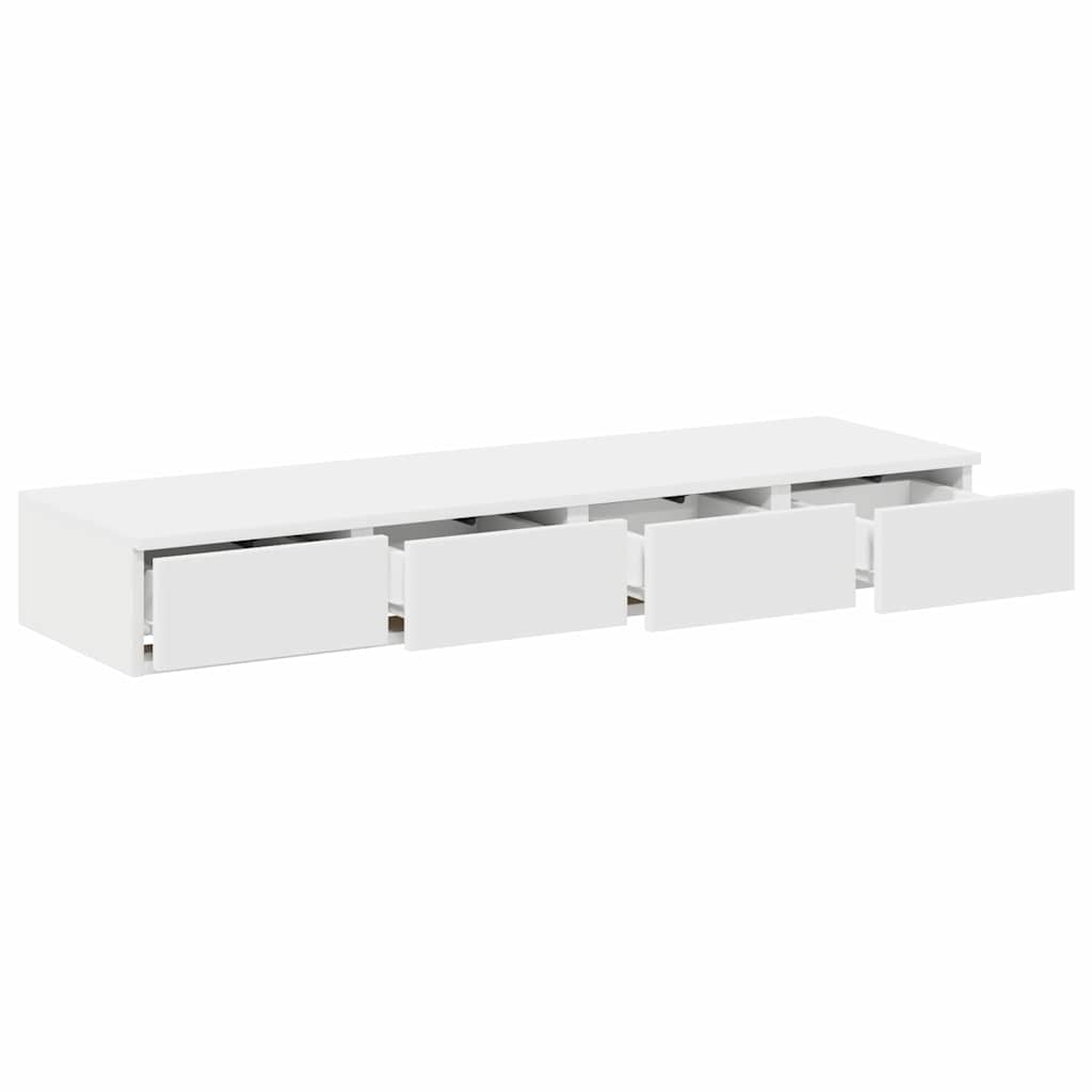 Bed Drawers White 120 x 36.5 x 16.5 cm Particleboard