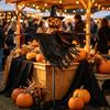 Automatic Nighttime Lighting Decor Halloween Solar Scarecrow Lantern, Scary Pumpkin Head Metal Garden Stake with Decorative Landscape Stakes