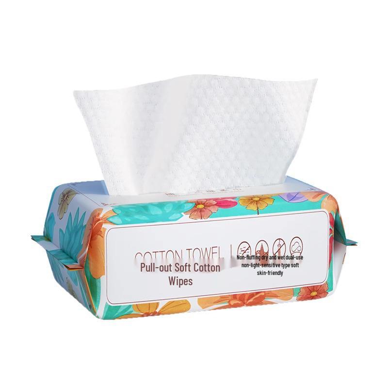 Extra-Large Thick Disposable Face Towels - Quick Absorbent, Soft, Skin-Friendly with Drawstring Design.