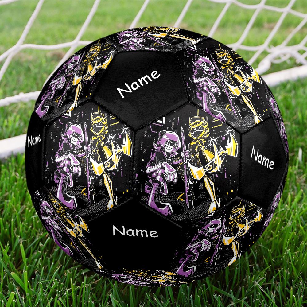 Custom Name Murder Drones Theme Size 5 Soccer Ball, Suitable for Both Indoor and Outdoor Matches, a Gift Suitable for Everyone.