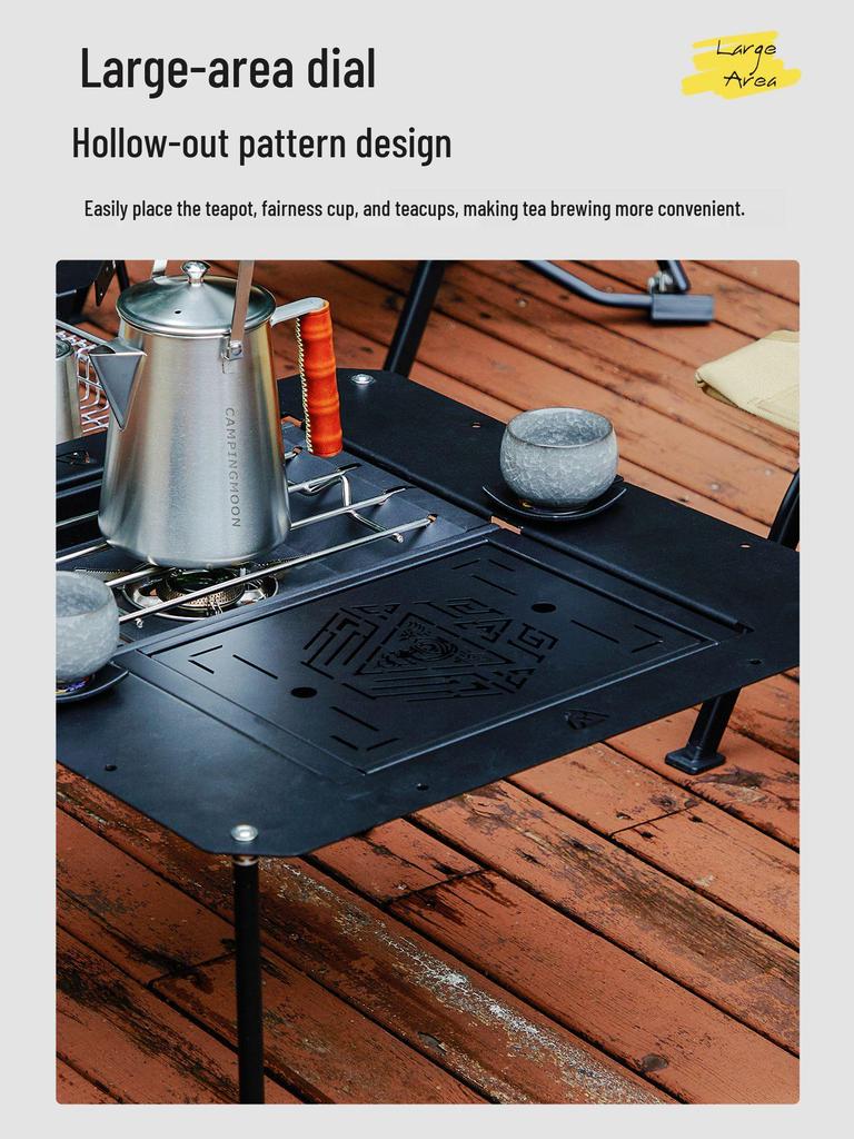 Hao Feng Portable Outdoor Camping Tea Tray - Multifunctional and Lightweight