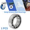 Motoforti 6904 Deep Groove Ball Bearings P6 20x37x9mm Lubricated Bearings Open Type Silver Tone Scooter Skateboard Wheel