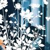 Glasaufkleber Wasserdicht PVC Doppelseitiges Design Sonnenblumenmuster Fensteraufkleber Glastüren Fenster Heimdekoration