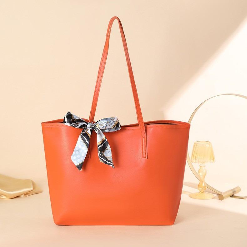 Bolso de Lujo para Mujer Bolsos de Diseñador Alta Calidad Piel PU Color Sólido Bolsos de Hombro para Mujer Gran Capacidad Bolso Tote de Compras