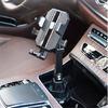 Adjustable Car Cup Holder Ert Mounted Phone Holder Bracket Universal Black