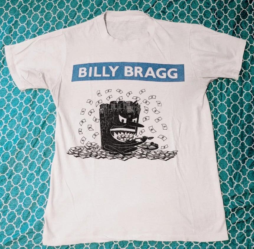 BILLY BRAGG CONCERT RARE Unisex TShirt All Siz Unisex T-Shirt XL