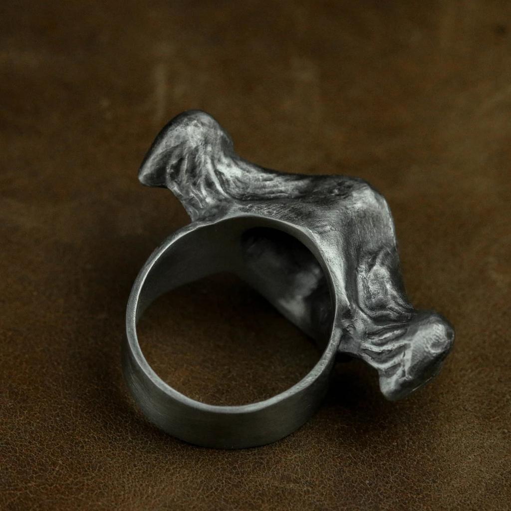Demon Shark Vintage Halloween Wear Celebrate Animal Jewelry Ring