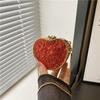 Acrylic Mouth Red Envelope 2025 New European and American Sequined Shoulder Bag Women's Versatile Chain Crossbody Mini Box Bag
