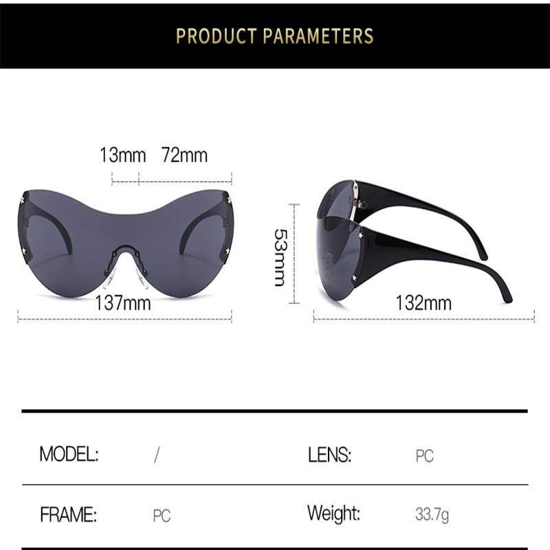 New Women Y2K Rectangle Sunglasses Trendy Vintage Brand Glasses Designer Square Sun Glasses Female UV400