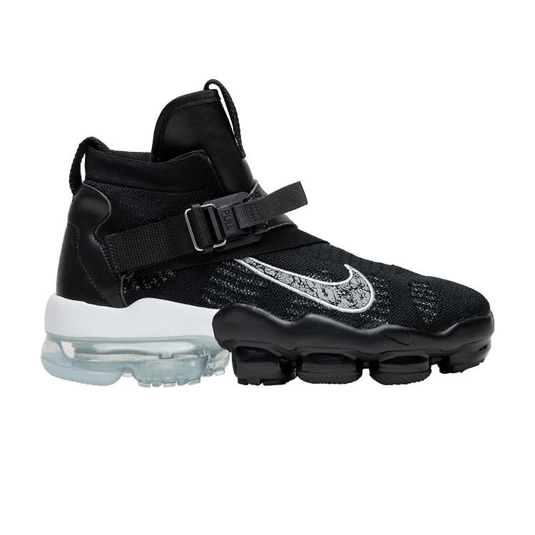 Nike Air VaporMax Premier Flyknit Black Metallic Silver Men