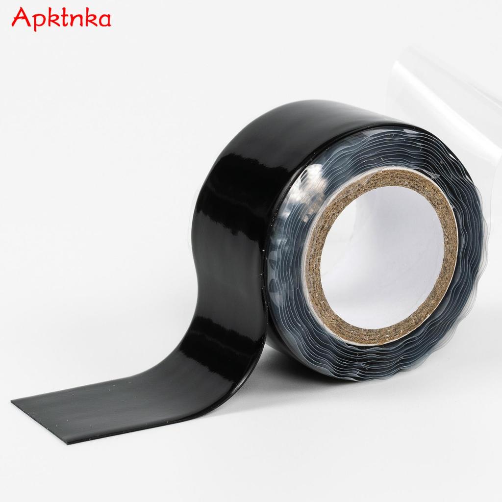 150/300mm Self-Adhesive Rubber Repair Waterproof Bonding Tape Self Fusing Wire Plumber Electrition Pipe Repair Hose Leak 2 Sizes Fuel System