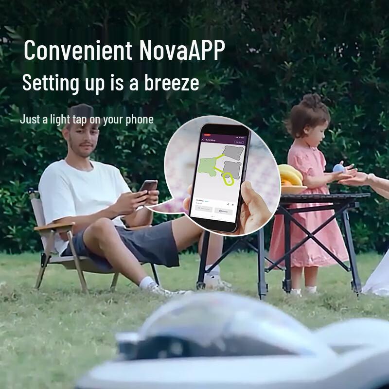 KAZZ Smart Robotic Lawn Mower N1000 CN Plug (adapter Included)