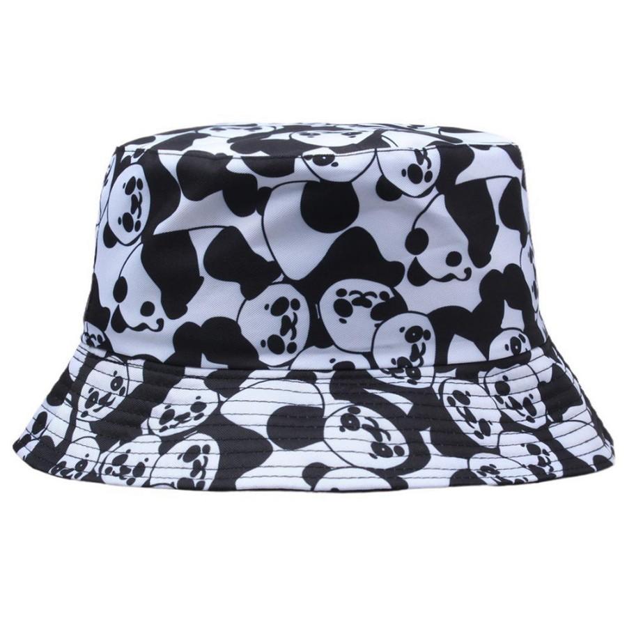 Cow Print Double-Sided Casual Bucket Hat Cow Hat Unisex Hat New Style Reversible Fisherman Hat