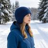 Warm Hat for Outdoors Knitted with Ear Flaps, Unisex Winter Beanies, Thickened Beanies Men And Women Stretchy Windproof Skiing Cycling