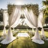 1/2/3/5/10M Wedding Tulle Backdrop Curtains,Sheer Backdrop Curtains for Birthday Party Spring Party,Photography Backdrop Decor