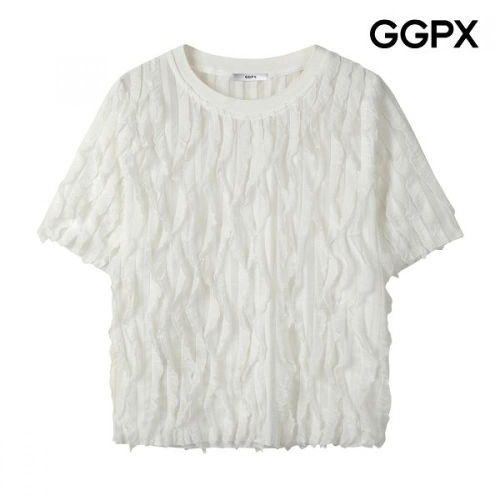 Ggpx New York Wrinkle Wave Blouse Gq6sh016f white/F