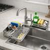 Large Capacity Kitchen Sink Drain Rack Moisture-proof Soap Sponge Holder  for Kitchen