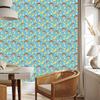 Monkey Wallpaper Turquoise and Beige for Living Room and Bedroom 50x1000
