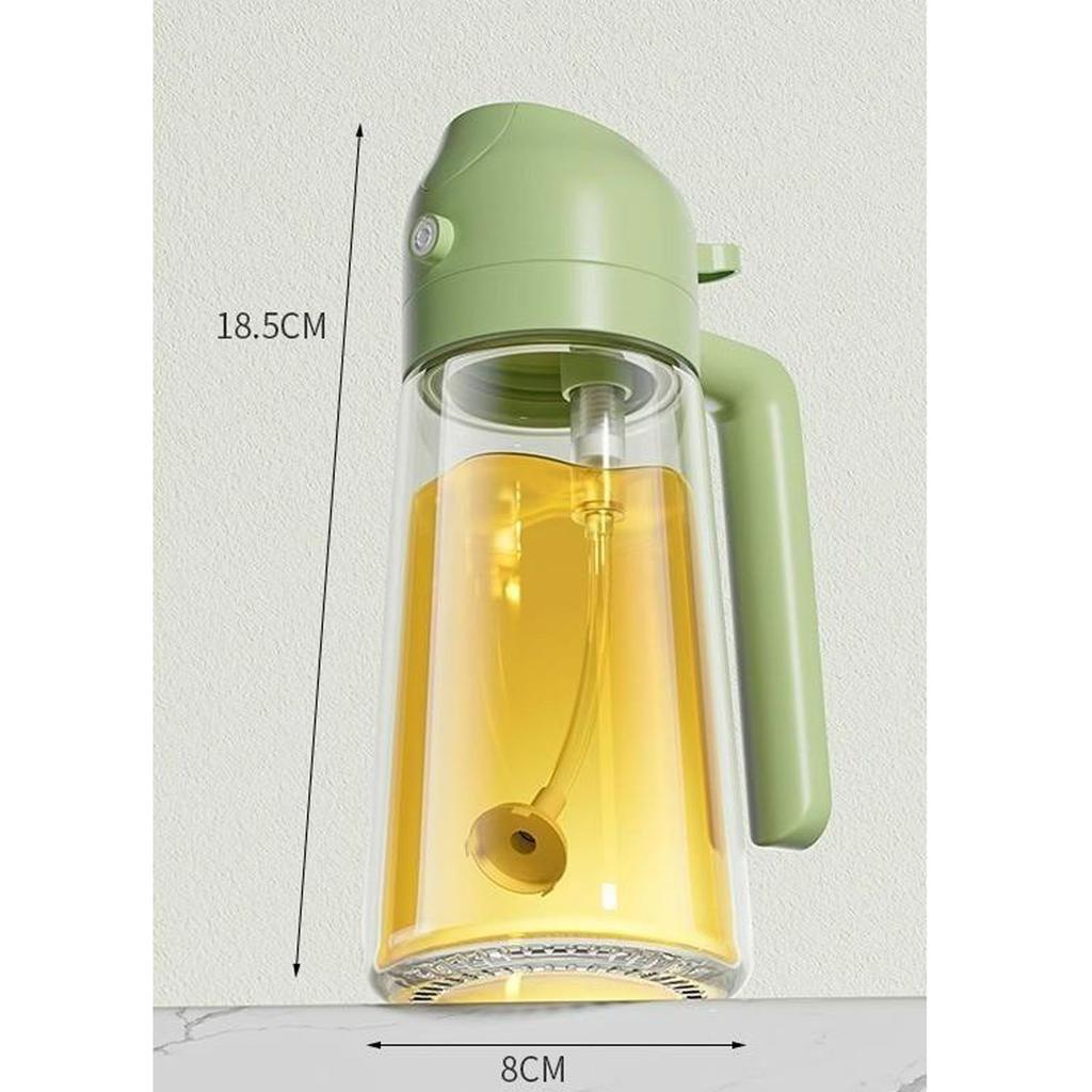 Kitchen Oil Spray Bottle, Glass Fogging Oil Sprayer for Cooking, Multipurpose Household Oil Bottle for Spraying & Drizzling