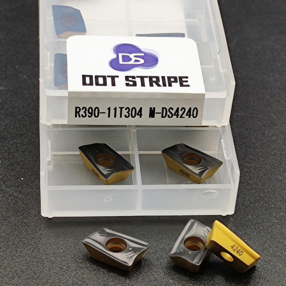 R390 11T304/11T308/11T320 DS 4240 Internal Turning Tool Cermet Grade Carbide Insert CNC Lathe Metal Cutting tool
