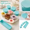 In Heart, Square, Cloud, Oval and Round Shapes for Baking