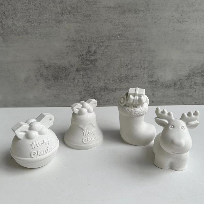 Cute Table Ornament Resin Mold Bell Aromatherapys Gypsum Mold DIY Art Festival