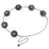 Boho Style Waist Chain Women's Retro Large Flowers Versatile Skirt High-end Body Chain Women's Style