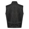 Boys Medieval Prince Waistcoat Victorian Vintage Gothic Steampunk Double Breasted Vest Halloween Cosplay Costume