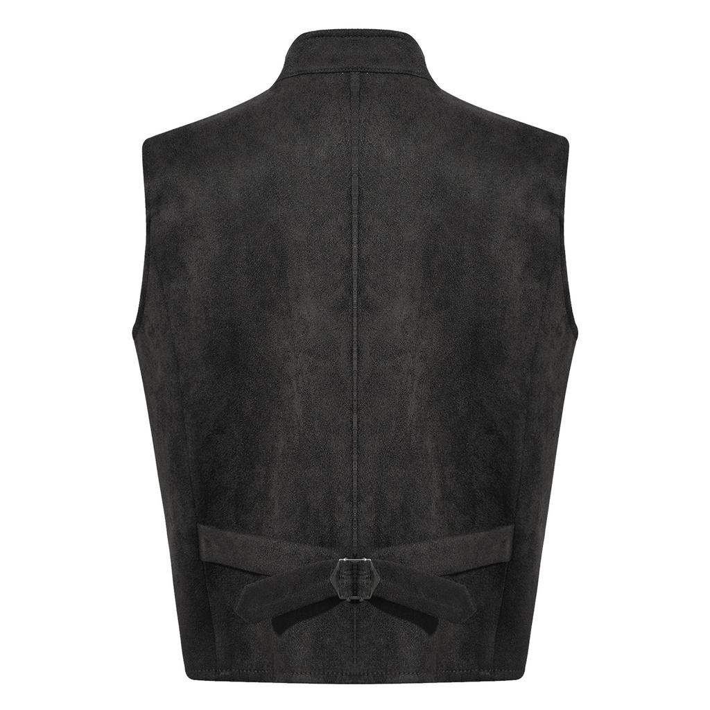 Boys Medieval Prince Waistcoat Victorian Vintage Gothic Steampunk Double Breasted Vest Halloween Cosplay Costume