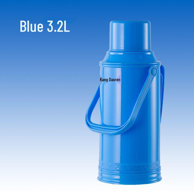 3.2L Vintage-Style Thermos Flask with Glass Liner for Dorms and Homes - Large Capacity Insulated Water Bottle