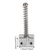 5PCS Spring Screws String Saddles Metal Electric Bass Bridge Saddles  Bass Electric Guitar Kits