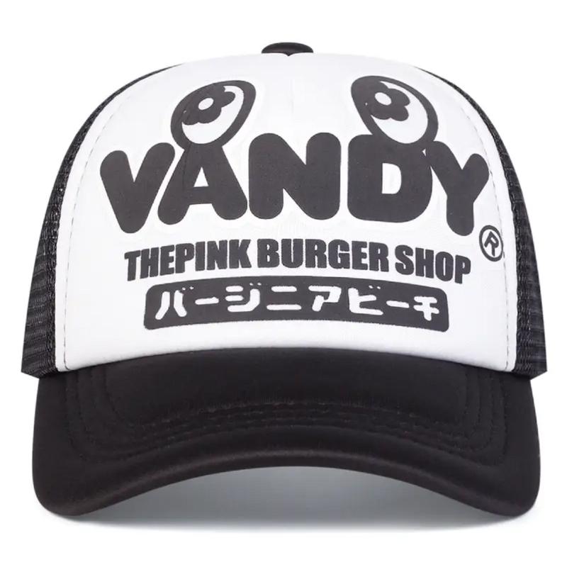 Simple New Net Cap Vandy Japanese Printed Fashion Street Hip Hop Hat Outdoor Leisure Daily Sunshade Hat Unisex Baseball Hat