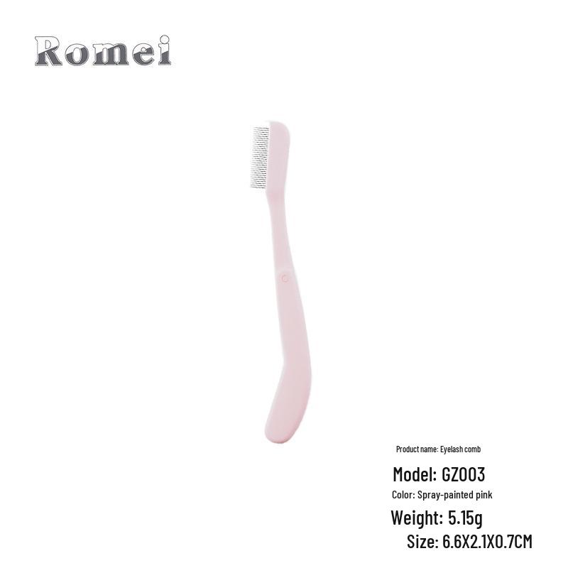 Foldable Portable Steel Pin Eyelash Comb & Brush