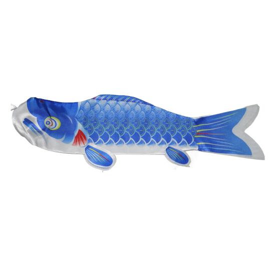 Hanging Pendant Comfortable Hand Feeling Wear-resistant Fadeless Festive Ornamental Decorate Satin Fish Shape Carp Streamer Comic Exhibition Accessory