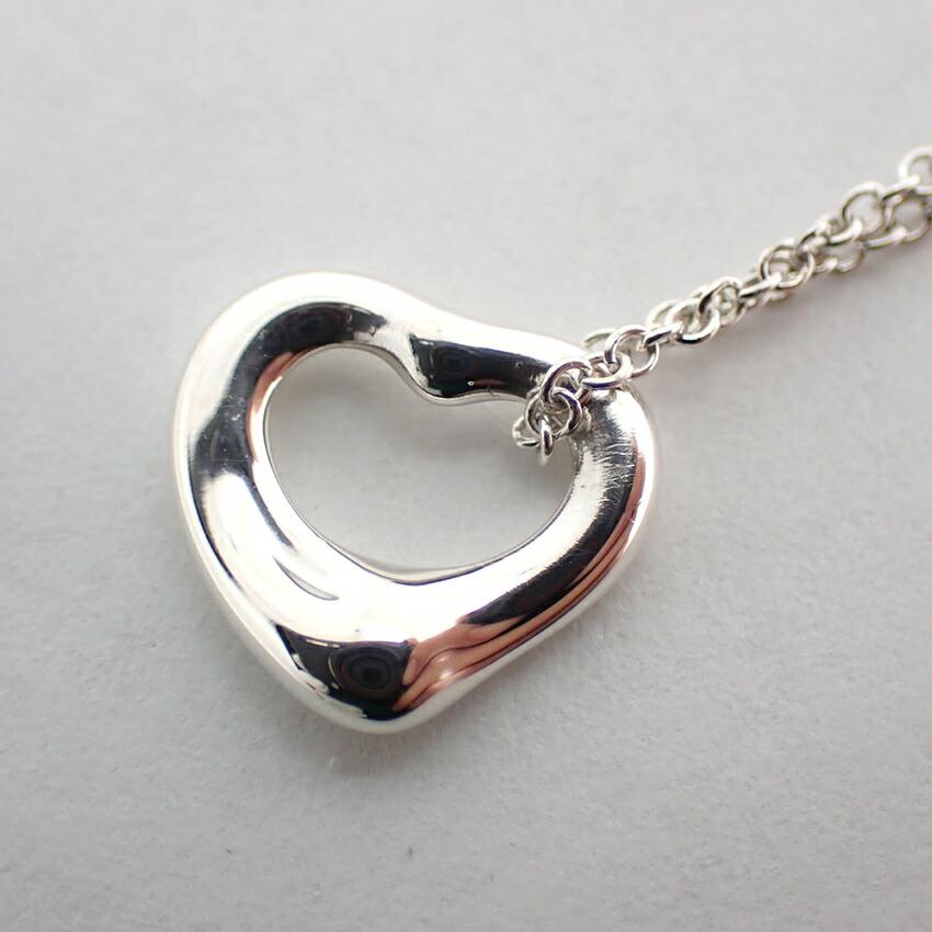 [Gebraucht] TIFFANY/Tiffany 925 Offenes Herz Anhänger/Halskette/g411-55