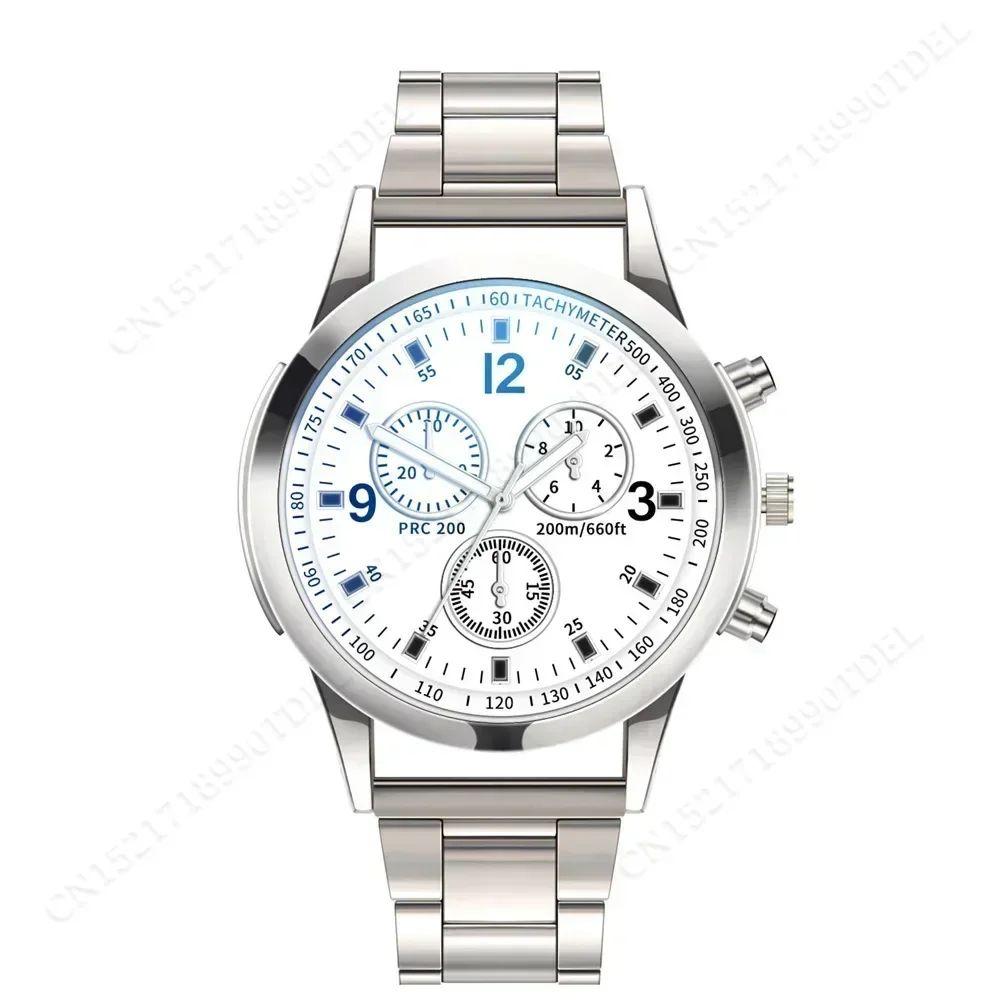Men Watches Luxury Band Round Watch Fashion Blu-ray Roman Watch for Man Relojes Para Hombre