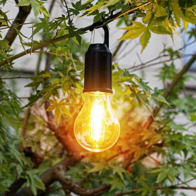 1/2/3/4Pcs Solar Rechargeable Camping Light 3 Modes Adjustable Portable Outdoor Hiking Emergency Tent Hanging LED Bulb Lamp