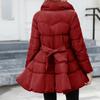 Γυναικείο χειμωνιάτικο μπουφάν με μακρύ βαμβακερό παλτό Parka Dress Down