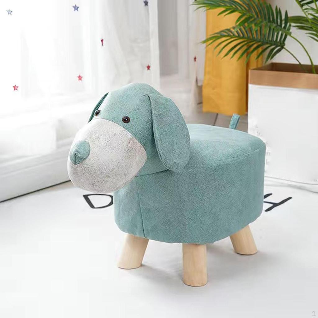 Taburet pentru picioare Rezinet pentru picioare Desene animat Creativ Scaun pentru schimbarea pantofilor Scaun puf pentru