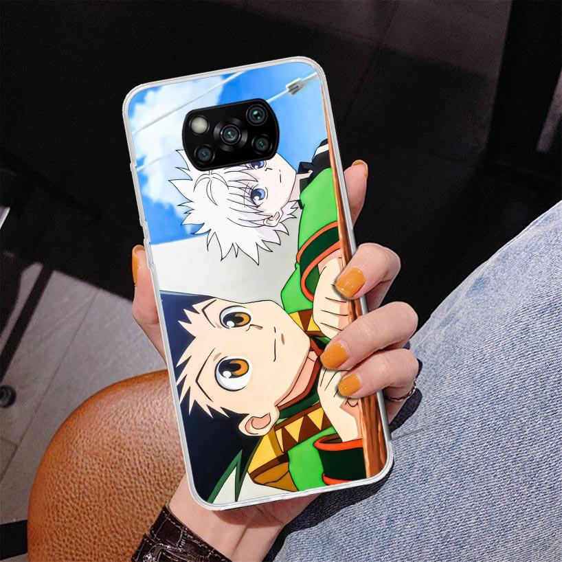 Huner X-Hunters Gon Phnoe Case for Xiaomi Poco X5 X6 X7 Pro X4 Gt F7 Ultra M8 M7 Redmi 15C 15 13C 13 12C 12 Unique Cover Coque P