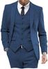 Men's Slim Fit Herringbone Three-Piece Suit for Business, Banquets, and Weddings