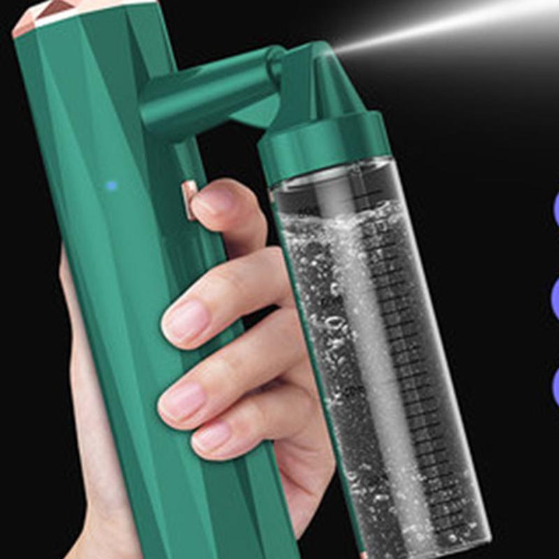Portable oxygen injection device, home beauty device, handheld facial essence introduction nano hydration device