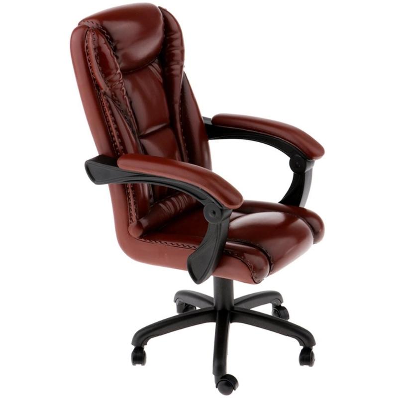 360 Degree Rotating Executive Seat Office Chair For 1/6 Soldier Action Figure Scene Display Furniture for Collector